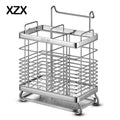 Multi-funcional de aço inoxidável 304 fixado na parede pauzinhos titular rack de armazenamento de cozinha anti-molde uso doméstico cesta de utilidade