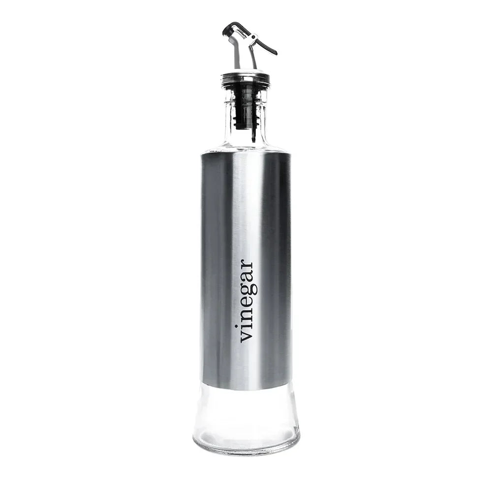 Garrafa de Óleo em Aço Inoxidável Antigotejamento – Dispensador para Molho de Soja, Vinagre e Temperos, Frasco Resistente para Condimentos e Acessórios de Cozinha.