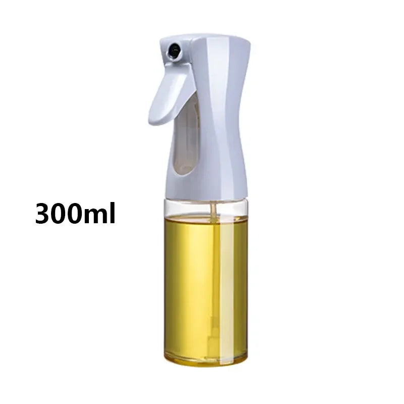 Borrifador de Óleo 200/300/500ml para Churrasco e Cozinha – Spray para Azeite, Garrafa Plástica para Pulverizar Óleo, Frasco Vazio para Vinagre ou Pincel de Óleo.