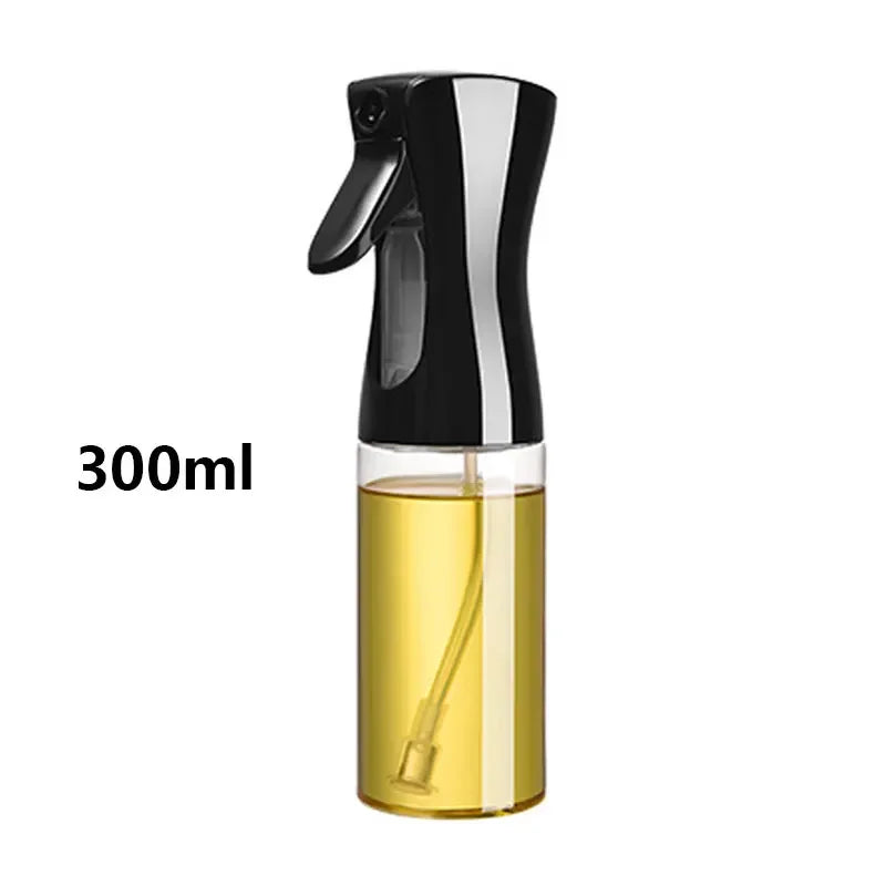Borrifador de Óleo 200/300/500ml para Churrasco e Cozinha – Spray para Azeite, Garrafa Plástica para Pulverizar Óleo, Frasco Vazio para Vinagre ou Pincel de Óleo.